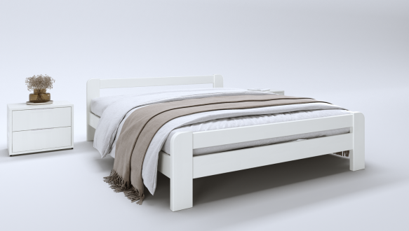 Ліжко дерев'яне DrevKO Лайт Емаль 2