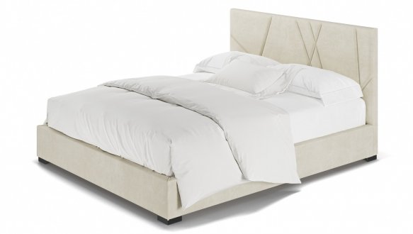 Кровать мягкая двуспальная Шик Галичина Блум 18