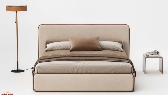 Ліжко м'яке двоспальне Woodsoft Torino / Торіно 3