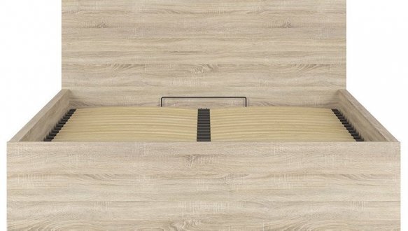 Кровать двуспальная BRW Poland LOZ/160/B Tetrix / Тетрикс с подьемним механизмом и нишей для белья ДСП 4