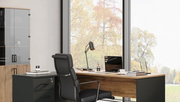 Стол руководителя левый Джуриан 2