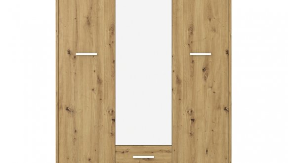 Шкаф SZF3D2S Гербор Рутения 3 дверный дуб артизан 156 см