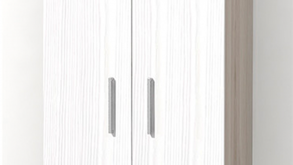 Шафа Матролюкс Бостон 2 дверна біле дерево 80 см