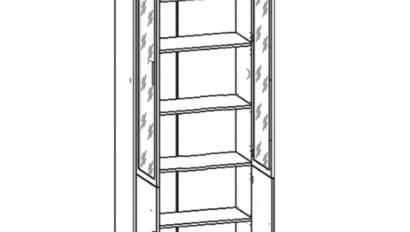  Витрина REG 2W2D/79/220 Каби 2