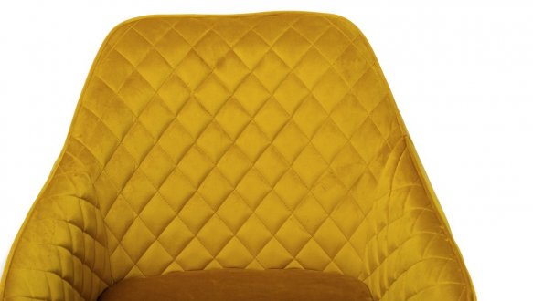 Стул поворотный R-63 горчичный 5