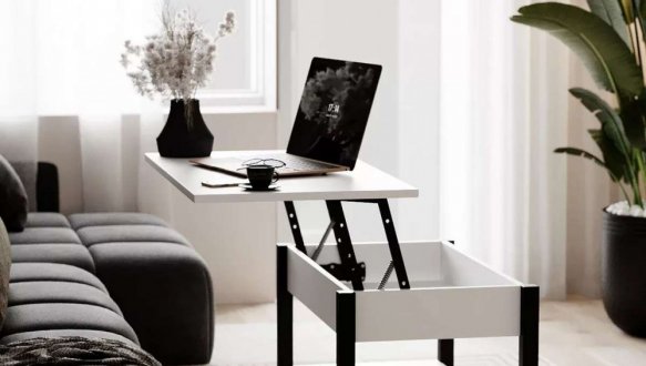 Стол-трансформер Desk Art In Head Белый бриллиант 1