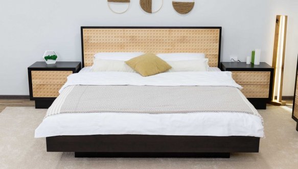 Ліжко двоспальне дерев'яне Дрімка Леон Бук 6