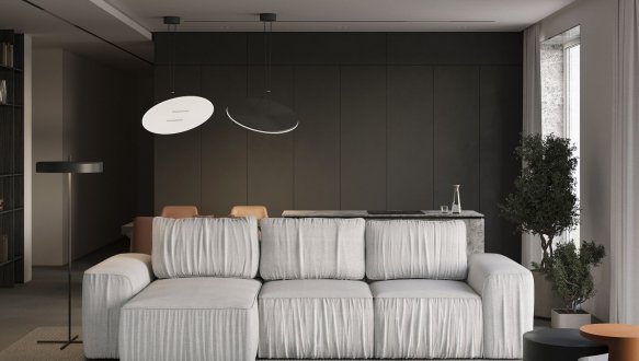 Кутовий диван розкладний єврокнижка Шик Галичина Стоун 330 см 0