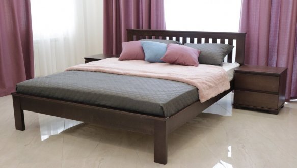 Кровать деревянная Древко Жасмин с подьемным механизмом и нишей для белья Бук 0