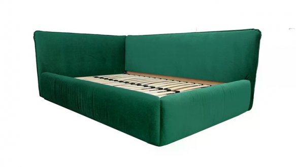 Кровать детская мягкая Городок Асти с подъемным механизмом