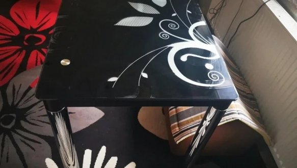 Стол Damar 100х60 Черный 5