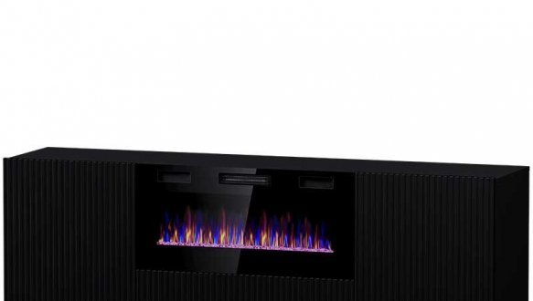 Комод 180 EF Pafos з електрокаміном 6