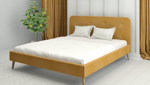 Кровать мягкая двуспальная Лев Пекин 0