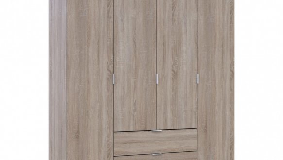 Шкаф Дорос Гелар дуб сонома с Этажеркой 4-х дверный 193,2 см 3