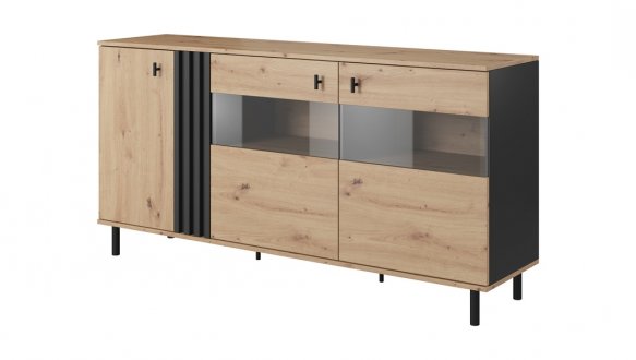 Комод с витриной 3D2W/165 Madis