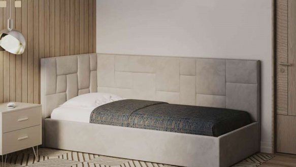 Ліжко м'яке Городок Форест з підйомним механізмом