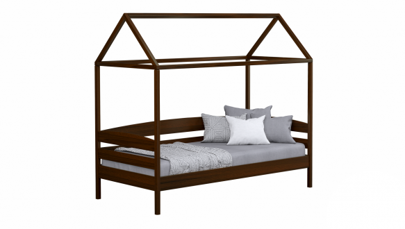 Кровать домик детская Массив бука Эстелла Амми Плюс