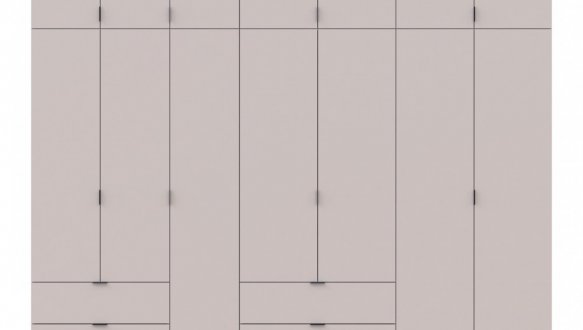 Шкаф для одежды Дорос Лукас кашемир 7 дверный 300 см 4