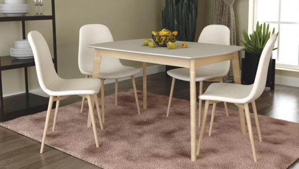 Стіл Exen II / Ексен II Інтарсіо Сірий Розкладний 120/160 см