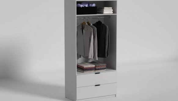 Шафа для одягу Matroluxe Junior / Джуніор 2 дверна з 2 шухлядами 100 см 1