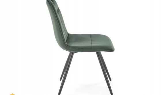 Стул K-521 темно-зеленый/черный 2