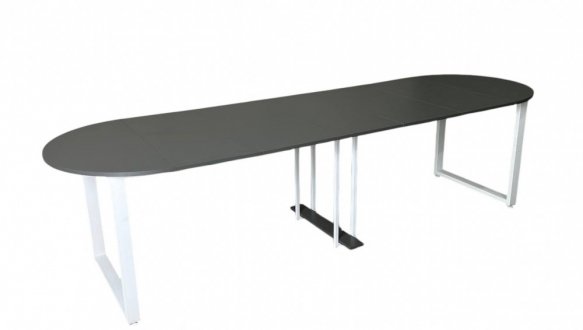 Стіл розкладний трансформер MebliRoMax Long Round / Лонг Раунд 90-290 см 2