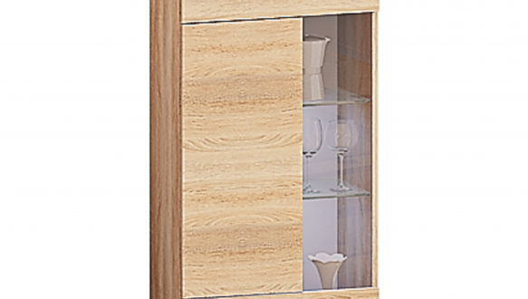 Шафа навісна Комфорт меблі 1Д.595 2 дверна Еко дуб 60 см