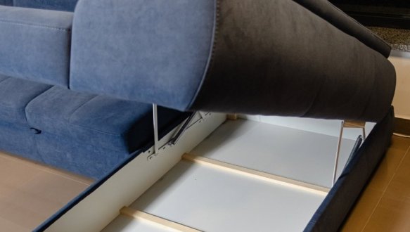 Кутовий диван розкладний дельфін Віко меблі Денвер 2+2 423 см 4