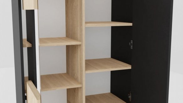 Шкаф К-08 Сканди 1