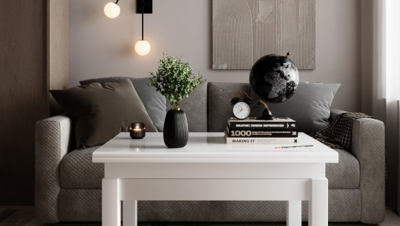 Стол-трансформер B-Fly Glass Белый бриллиант/Белые ноги/Белое стекло 0