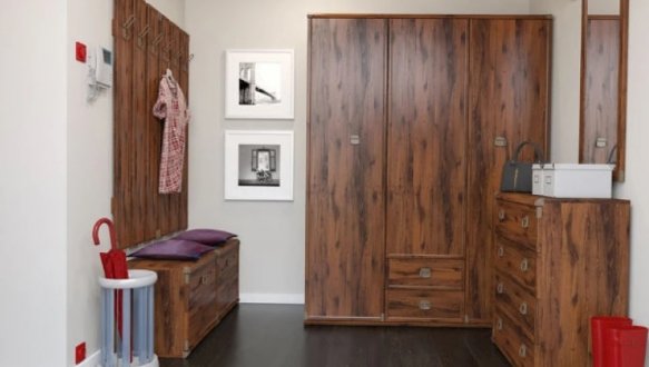 Шафа JSZF 3D2S/150 ВМК Украіна Монтана 3 дверна дуб шуттер 150 см 0