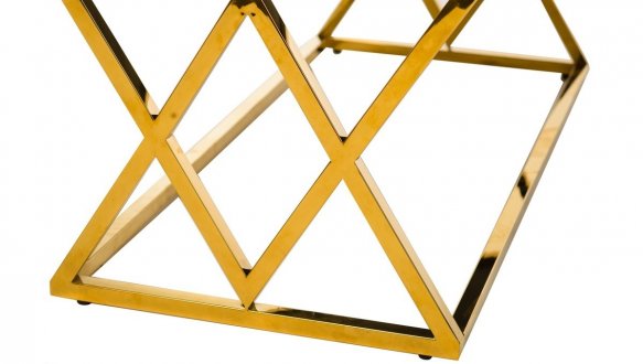 Банкетка BN-2 капучино + золото 3