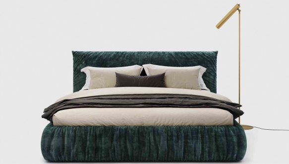  Ліжко двоспальне м'яке Woodsoft Kemi / Кемі з підйомним механізмом та нішею для білизни 9