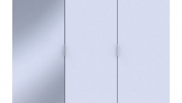 Шкаф для одежды Дорос Гелар белый 2-х дверный/Зеркало 116,5 см 4