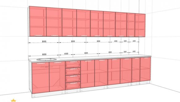 Кухонний комплект Еко 3,5 м 1