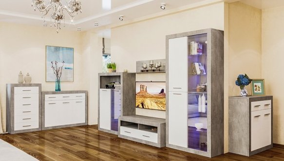 Модульная гостиная Омега 2