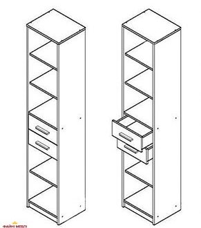 Стеллаж REG2S/40 Непо 1
