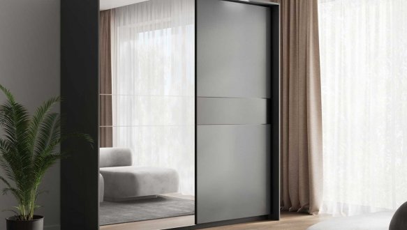 Модульна спальня Teo/Тео Міромарк Мат Антрацит/Мат Графіт 0