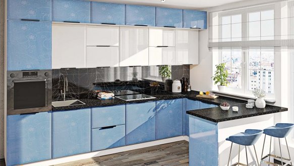 Модульна кухня Хай-тек глянець 24