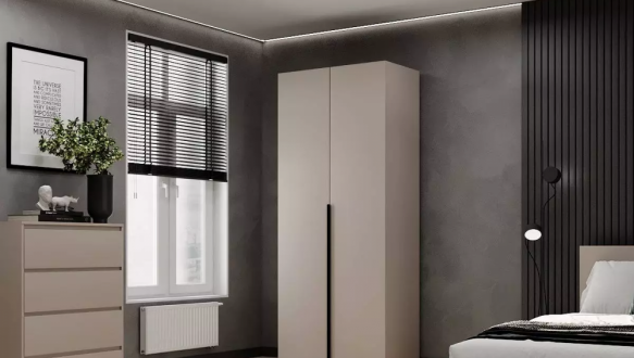 Шкаф распашной комбинированный двухдверный Art In Head №13 Light, ширина 80 см 3