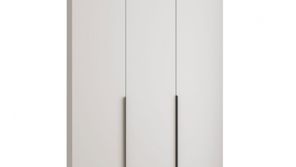 Шкаф Mebelstar Оскар трехдверный с антресолью и ящиками Белый снег 150 см 2