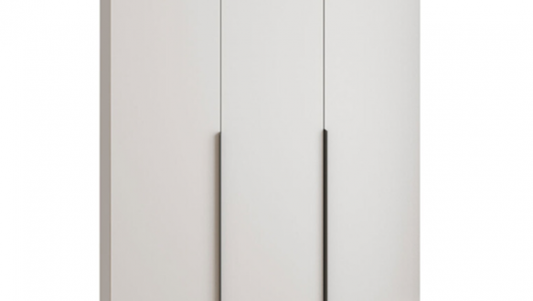 Шкаф Mebelstar Оскар трехдверный с ящиками Белый снег 150 см 2