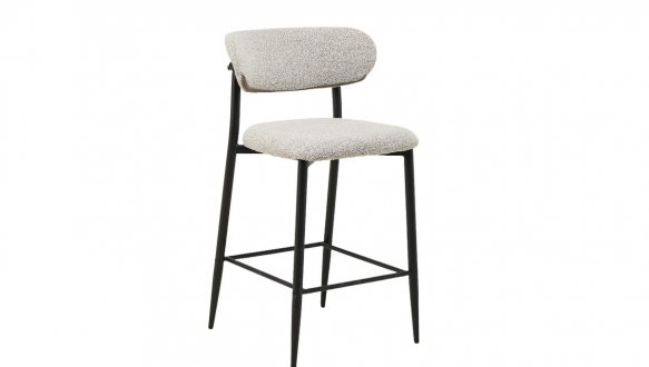 Стул полубарный B-160 Vetro Mebel натуральный букле 94 см