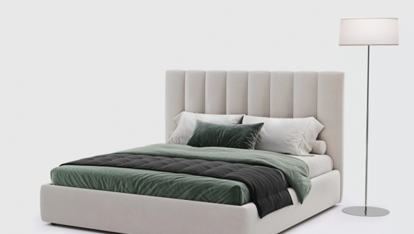 Кровать двуспальная мягкая Woodsoft Marsel / Марсель 0