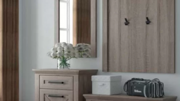 Модульная прихожая Гербор Марсель Ясень снежный / Дуб сонома трюфель 0