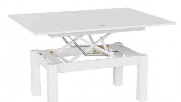 Стол-трансформер B-Fly Дуб Белый бриллиант 3