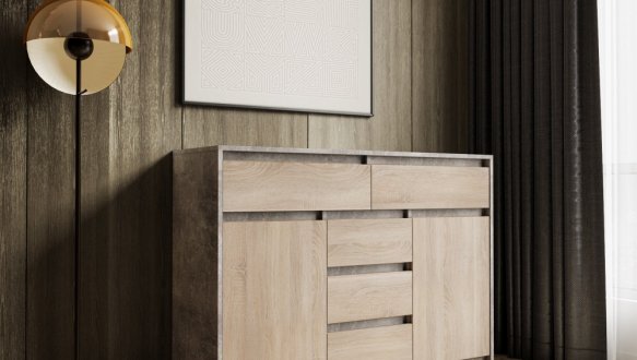 Комод Т227 Бетон Морели 4