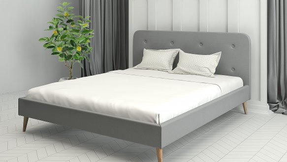 Кровать мягкая двуспальная Лев Пекин