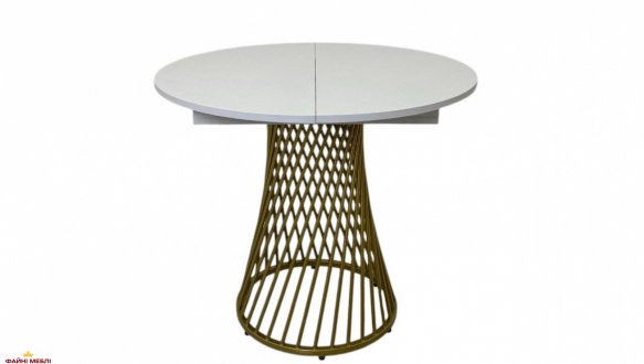 Стіл круглий розкладний MebliRoMax Rondo slide / Рондо Слайд D800 10