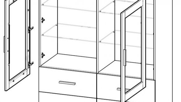 Витрина 120 2D4S Lotta 3